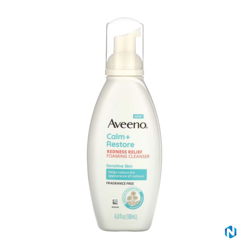 Aveeno Calm + Restore Redness Relief Foaming Cleanser