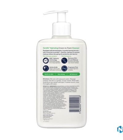 CeraVe Hydrating Cream-to-Foam Cleanser