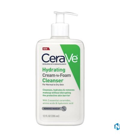 CeraVe Hydrating Cream-to-Foam Cleanser