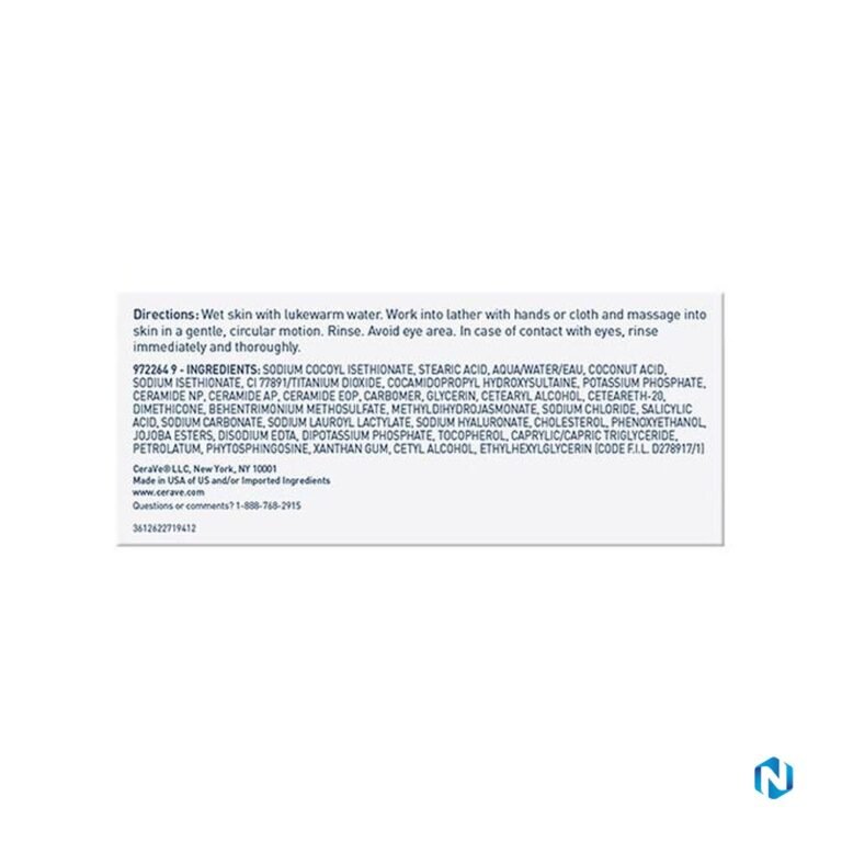 CeraVe SA Cleanser Bar for Rough & Bumpy Skin