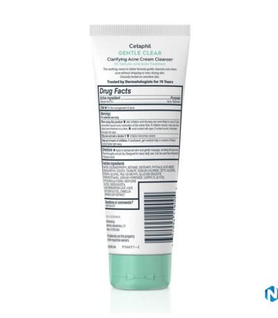 Cetaphil Gentle Clear Clarifying Acne Cream Cleanser