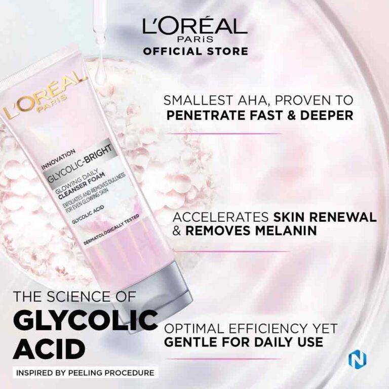 LOreal Paris Glycolic Bright Glowing Daily Cleanser Foam