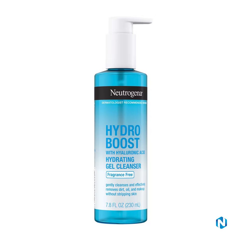 Neutrogena Hydro Boost Hydrating Gel Cleanser with Hyaluronic Acid, Fragrance Free