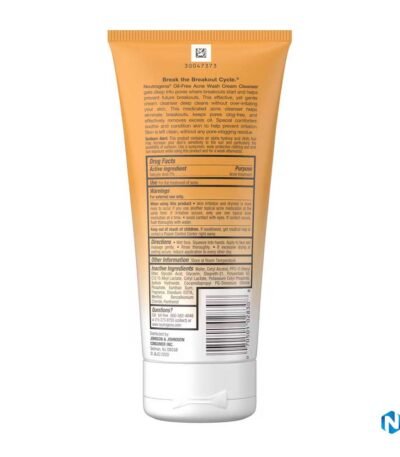 Neutrogena Oil-Free Acne Wash Cream Cleanser